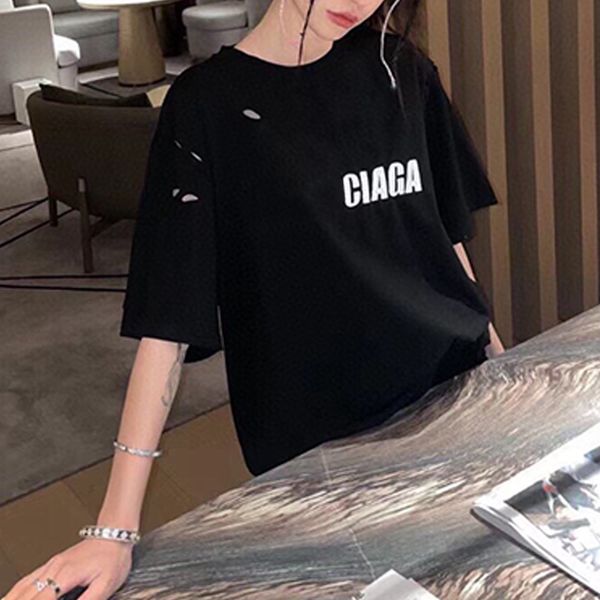 woman's t-shirt designer tee 2023 summer luxury brand new short-sleeved pure cotton creative lettering print casual matching men's, White
woman's t-shirt designer tee 2023 summer luxury brand new short-sleeved pure cotton creative lettering print casual matching men's, White