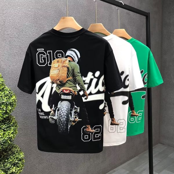 men's tshirts summer cotton tshirt japan cool motor short sleeve white t oneck tee men clothing 230418, White;black
men's tshirts summer cotton tshirt japan cool motor short sleeve white t oneck tee men clothing 230418, White;black