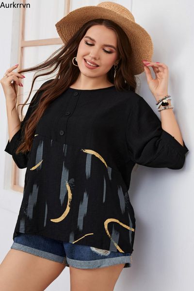 t-shirt plus size women clothing pockets print loose casual summer women's shirts 2022 fashion chic elegant big size women's tshir, Black
t-shirt plus size women clothing pockets print loose casual summer women's shirts 2022 fashion chic elegant big size women's tshir, Black