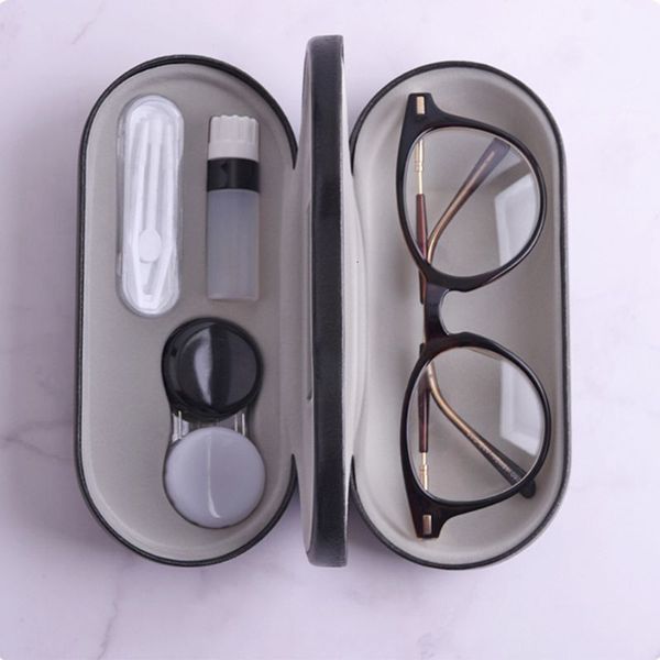 sunglasses 2in1 portable contact lenses case creative dual use glasses box double layer storage for home travel el 230417, White;black
sunglasses 2in1 portable contact lenses case creative dual use glasses box double layer storage for home travel el 230417, White;black