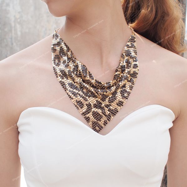 fashion shining metal slice leopard choker necklaces for women party wedding jewelry accessories indian necklace collar fashion jewelryneckl, Silver
fashion shining metal slice leopard choker necklaces for women party wedding jewelry accessories indian necklace collar fashion jewelryneckl, Silver
