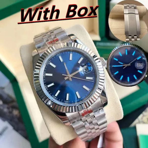Luxury watch designer men's watch 41mm/36mm women's watch blue dial waterproof 904L stainless steel sapphire waterproof automatic mechanical watch montre de luxe, 13
Luxury watch designer men's watch 41mm/36mm women's watch blue dial waterproof 904L stainless steel sapphire waterproof automatic mechanical watch montre de luxe, 13