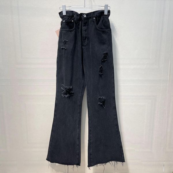 jeans ladies original high waist pleated design luxury jeans vintage washed ripped brand letter trousers fashion famous straight pants, Blue
jeans ladies original high waist pleated design luxury jeans vintage washed ripped brand letter trousers fashion famous straight pants, Blue