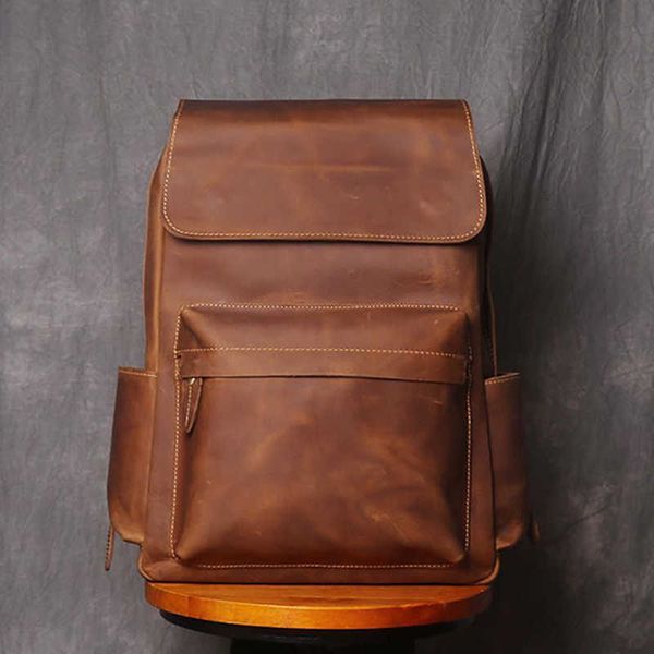 backpacks leathfocus men's retro backpack large capacity lapbag casual women genuine leather school backpack w0418
backpacks leathfocus men's retro backpack large capacity lapbag casual women genuine leather school backpack w0418