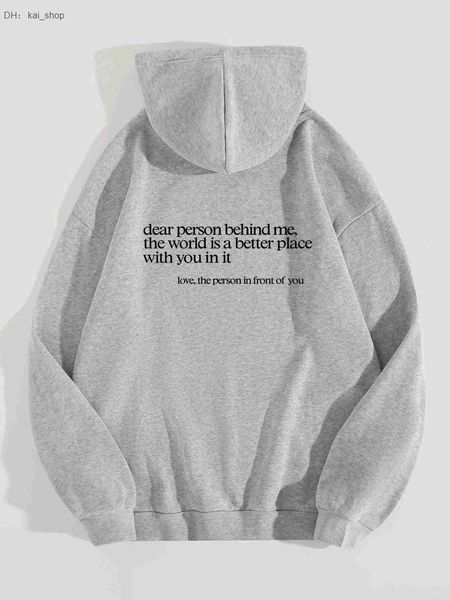 women's hoodies & sweatshirts plush sweater plain letter slogan printed kangaroo pocket drawstring 21, Black
women's hoodies & sweatshirts plush sweater plain letter slogan printed kangaroo pocket drawstring 21, Black