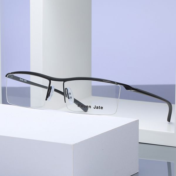 sunglasses frames browline half rim alloy metal glasses for men eyeglasses fashion cool optical eyewear man spectacles prescription 230417, Silver
sunglasses frames browline half rim alloy metal glasses for men eyeglasses fashion cool optical eyewear man spectacles prescription 230417, Silver