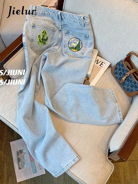 jeans jielurpantalones vaqueros de cintura alta para mujer vaqueros elegantes con bolsillos bordados color azul claro sxl de ocio, Blue
jeans jielurpantalones vaqueros de cintura alta para mujer vaqueros elegantes con bolsillos bordados color azul claro sxl de ocio, Blue