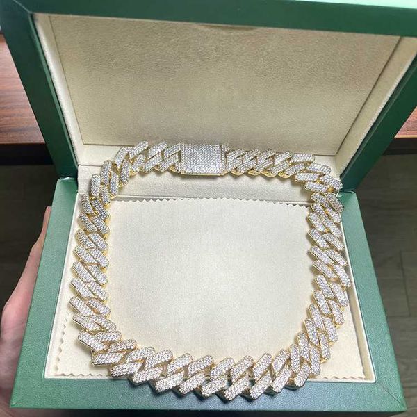 15mm 18mm 3 rows heavy cuban chain bling iced out 925 silver moissanite diamond cuban chain for men
15mm 18mm 3 rows heavy cuban chain bling iced out 925 silver moissanite diamond cuban chain for men