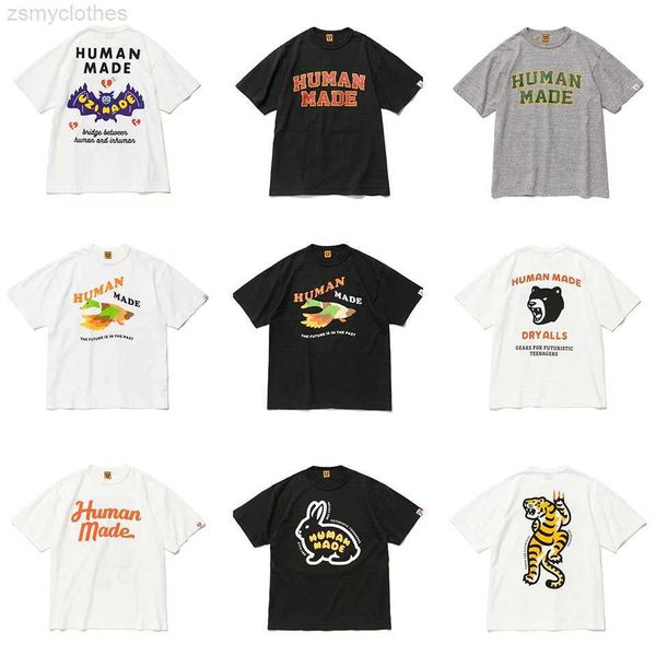 men's t-shirts human made t-shirt men women tee oversized t shirt summer, White;black
men's t-shirts human made t-shirt men women tee oversized t shirt summer, White;black