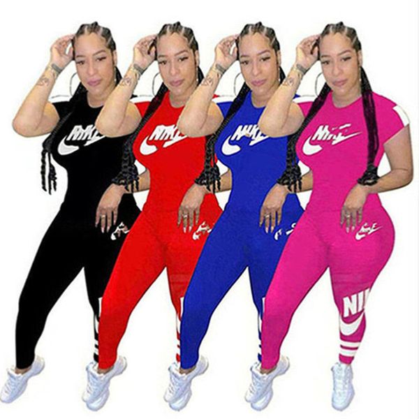 2023 brand designer women letter tracksuits summer two piece set short sleeve t-shirt pants fashion sports suit crew neck outfits pullover j, Gray
2023 brand designer women letter tracksuits summer two piece set short sleeve t-shirt pants fashion sports suit crew neck outfits pullover j, Gray