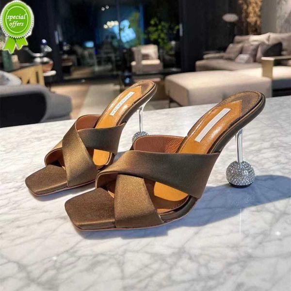 designer sandals heeled aquazzura high slippers for womens satin sandals designer rhinestone studded heel shoe leather sole sandal 10cm heel, Black
designer sandals heeled aquazzura high slippers for womens satin sandals designer rhinestone studded heel shoe leather sole sandal 10cm heel, Black