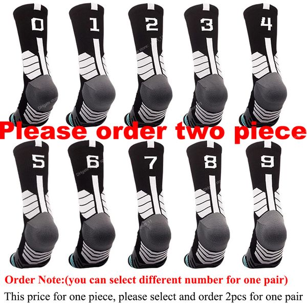 1pc professional basketball socks running sport socks calcetines football meias soccer socks stocking soccer player number 0-9 sportswear ac, Black 
1pc professional basketball socks running sport socks calcetines football meias soccer socks stocking soccer player number 0-9 sportswear ac, Black