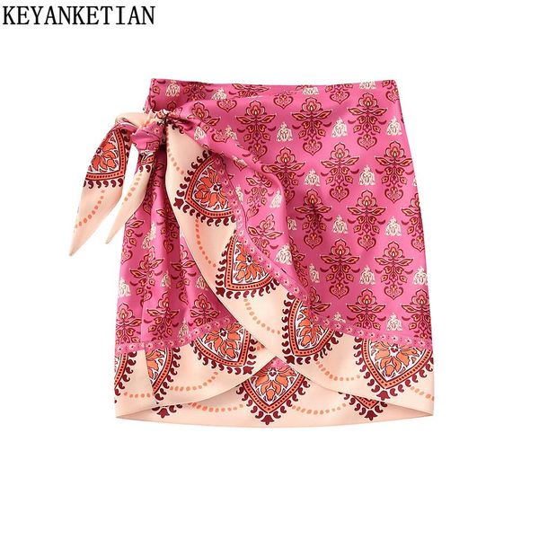 dresses keyanketian ladies printed sarong skirt 2022 summer new resort dress knotted lace up fashion high waist skirt women's mini skir, White;black
dresses keyanketian ladies printed sarong skirt 2022 summer new resort dress knotted lace up fashion high waist skirt women's mini skir, White;black