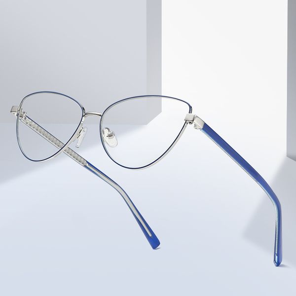 sunglasses frames cat eye women glasses frame alloy full rim fashion designer brand stylish eyewear prescription spectacles antiscratch 2304, Silver
sunglasses frames cat eye women glasses frame alloy full rim fashion designer brand stylish eyewear prescription spectacles antiscratch 2304, Silver