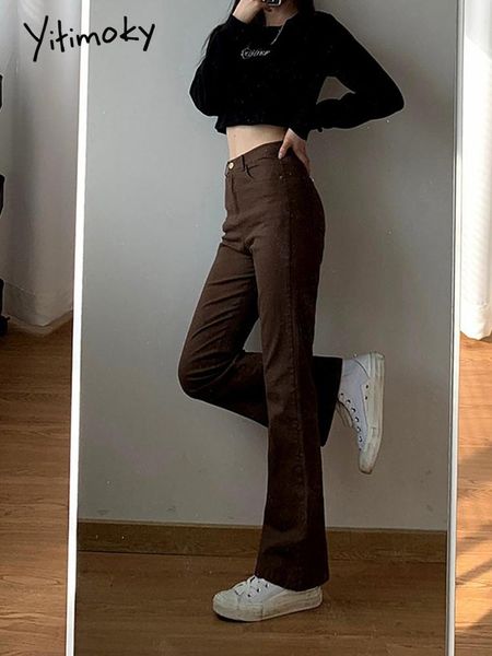 jeans yitimoky jeans women denim brown fashion y2k allmatch boot cut autumn trousers high waist skinny elasticity korean style street, Blue
jeans yitimoky jeans women denim brown fashion y2k allmatch boot cut autumn trousers high waist skinny elasticity korean style street, Blue