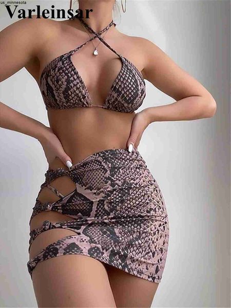 women's swimwear new with skirt snake skin printed halter bikini women swimwear female swimsuit threepieces bikini set bather bathing s, White;black
women's swimwear new with skirt snake skin printed halter bikini women swimwear female swimsuit threepieces bikini set bather bathing s, White;black