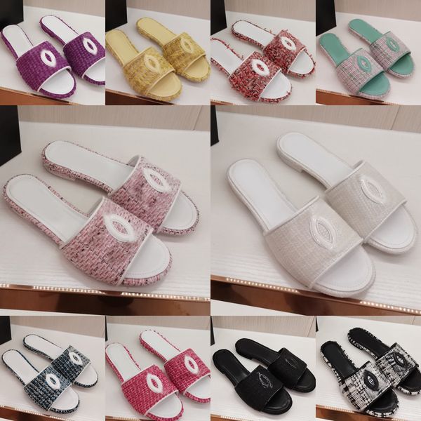 chan c letter embroidery tweed slippers cork mules slides flat sandals summer el plaid ladies shoes beach casual woman luxury flip flops lea, Black
chan c letter embroidery tweed slippers cork mules slides flat sandals summer el plaid ladies shoes beach casual woman luxury flip flops lea, Black