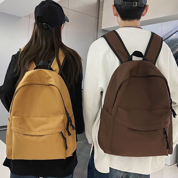school bags solid color large backpack young girls men korean style kawaii school bag shoulder bag high school students nylon backpacks 2304
school bags solid color large backpack young girls men korean style kawaii school bag shoulder bag high school students nylon backpacks 2304