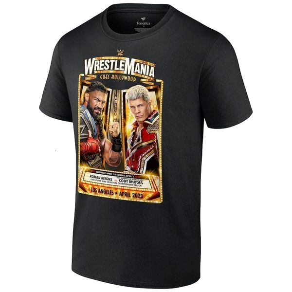 men's tshirts 2023 fanatics black wrestlemania vs cody rhodes tshirt fashion tee summer oversized childr 230417, White;black
men's tshirts 2023 fanatics black wrestlemania vs cody rhodes tshirt fashion tee summer oversized childr 230417, White;black
