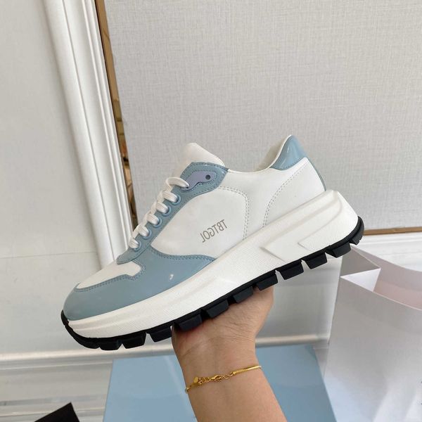 women's thick bottom platform sneakers genuine leather saw outsole lace-up casual sports shoes in white/black with box no408
women's thick bottom platform sneakers genuine leather saw outsole lace-up casual sports shoes in white/black with box no408