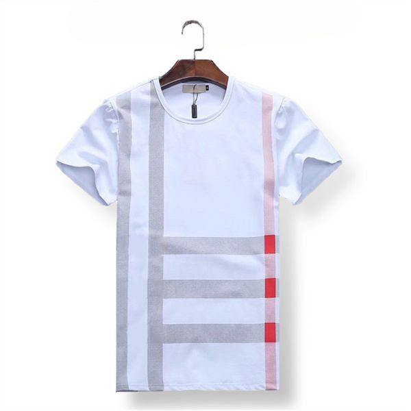 summer designer men's t-shirts high-quality cotton crewneck short sleeve tees fashion classic plaid printing short sleeve t-shirt, White;black
summer designer men's t-shirts high-quality cotton crewneck short sleeve tees fashion classic plaid printing short sleeve t-shirt, White;black