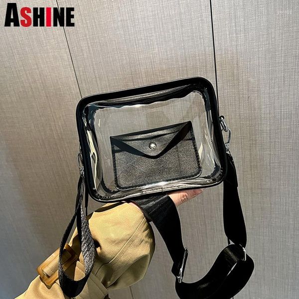 shoulder bags women boxy handbags 2pcs beach summer pvc transparent clear bag mobile phone wide strap jelly
shoulder bags women boxy handbags 2pcs beach summer pvc transparent clear bag mobile phone wide strap jelly