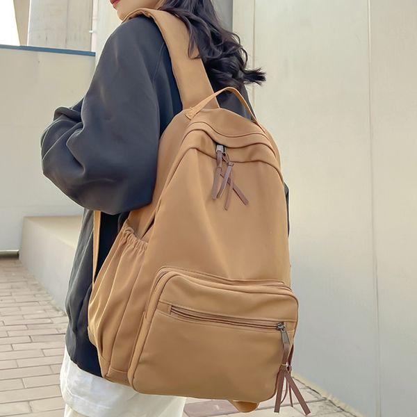 school bags student female cotton nylon backpack kawaii women vintage bag teenage girl cute backpacks fashion ladies luxury book 230417
school bags student female cotton nylon backpack kawaii women vintage bag teenage girl cute backpacks fashion ladies luxury book 230417