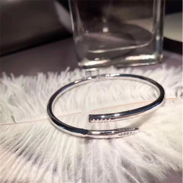 gold nail bracelet 316l titanium steel classic bangle silver wedding inlay diamond women and men love jewelry gift custom personal219s, Black
gold nail bracelet 316l titanium steel classic bangle silver wedding inlay diamond women and men love jewelry gift custom personal219s, Black
