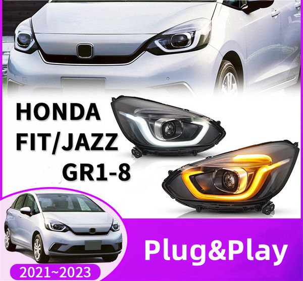 led headlight projector lens for honda fit/jazz gr1-8 2021-2023 head lamp front drl signal auto headlights
led headlight projector lens for honda fit/jazz gr1-8 2021-2023 head lamp front drl signal auto headlights