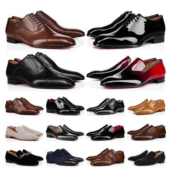 size 39-47 mens dress shoes luxury designers genuine leather rivets patent leather red shoe flat men outdoor business party wedding oxfords, Black
size 39-47 mens dress shoes luxury designers genuine leather rivets patent leather red shoe flat men outdoor business party wedding oxfords, Black