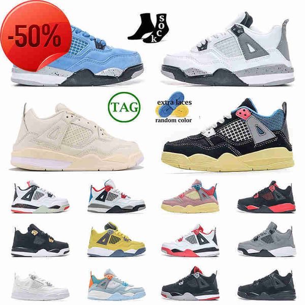 wholesale new kid shoes 4s children preschool toddler movement athletic outdoor baby designer sneaker white cement university blue bred sail, Black
wholesale new kid shoes 4s children preschool toddler movement athletic outdoor baby designer sneaker white cement university blue bred sail, Black