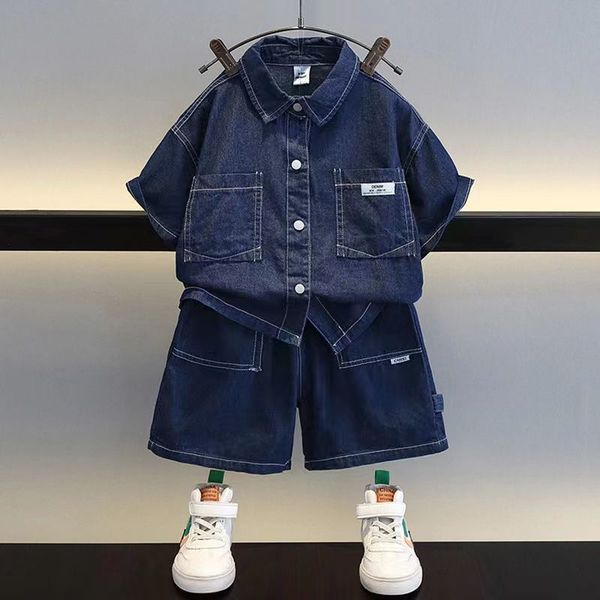 clothing sets spring summer children clothes boys suit denim jeans pants 2pcsset infant casual outfits kids outfit 212 years 230417, White
clothing sets spring summer children clothes boys suit denim jeans pants 2pcsset infant casual outfits kids outfit 212 years 230417, White