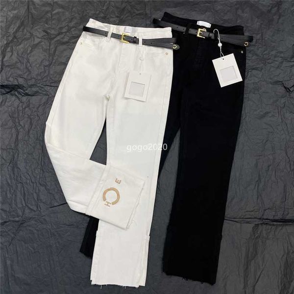 women's jeans designer 23ss fw girls designer pants with letter embroidery pattern belt female high end milan runway casual jersey jogg, Blue
women's jeans designer 23ss fw girls designer pants with letter embroidery pattern belt female high end milan runway casual jersey jogg, Blue