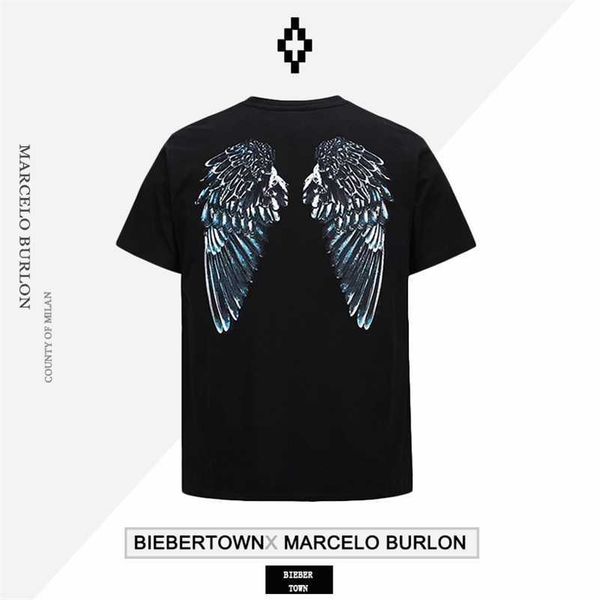 designer marcelos burlons pink purple winged short sleeve men's and women's street t-shirts summer fashion ins m5r7, White;black
designer marcelos burlons pink purple winged short sleeve men's and women's street t-shirts summer fashion ins m5r7, White;black