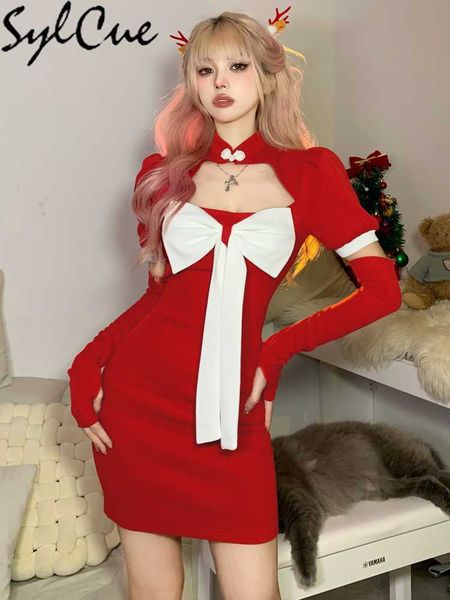 party dresses bow christmas red festive bright eye-catching high street travel outing women's sweet and cute dress girl 230322, White;black
party dresses bow christmas red festive bright eye-catching high street travel outing women's sweet and cute dress girl 230322, White;black