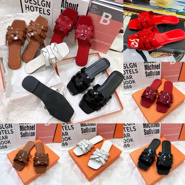 luxury designer tribute mules womens slides sandals slippers smooth leather cassandra flat flat women beach shoes summer slide sandal slippe, Black
luxury designer tribute mules womens slides sandals slippers smooth leather cassandra flat flat women beach shoes summer slide sandal slippe, Black
