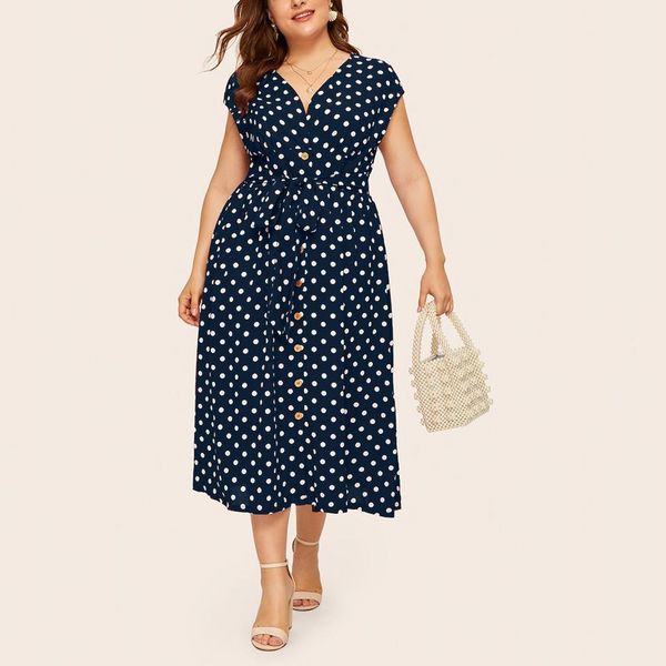 dresses summer casual beach dress elegant lady bow bandage loose aline maxi dress boho dot printed dress plus size l5xl lady vestidos, Black
dresses summer casual beach dress elegant lady bow bandage loose aline maxi dress boho dot printed dress plus size l5xl lady vestidos, Black