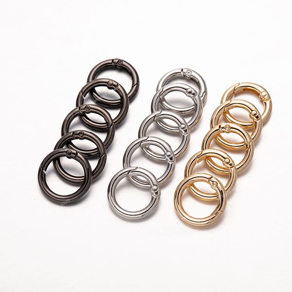 5pcs metal o ring spring clasps jewelry openable round carabiner keychain hook connector diy dog chain buckles bag accessories jewelry makin, Blue;slivery
5pcs metal o ring spring clasps jewelry openable round carabiner keychain hook connector diy dog chain buckles bag accessories jewelry makin, Blue;slivery