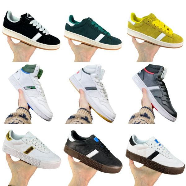 running shoes designer shoes mid sneakers sliders fashion loafers trainning women shoes tirple stripe non-slip men shoes 100% leather lace-u
running shoes designer shoes mid sneakers sliders fashion loafers trainning women shoes tirple stripe non-slip men shoes 100% leather lace-u
