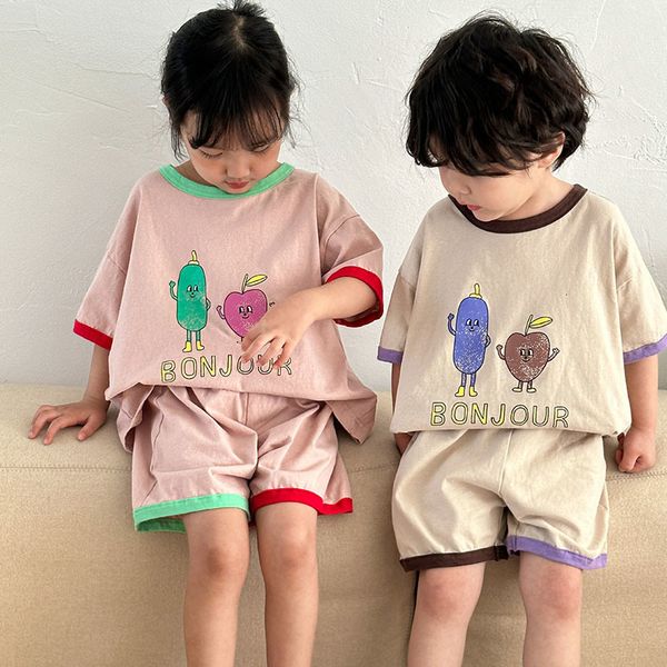 clothing sets milancel summer kids clothing set short sleeve t shirt and shorts 2 pcs boys suit casual girls clothes set 230417, White
clothing sets milancel summer kids clothing set short sleeve t shirt and shorts 2 pcs boys suit casual girls clothes set 230417, White