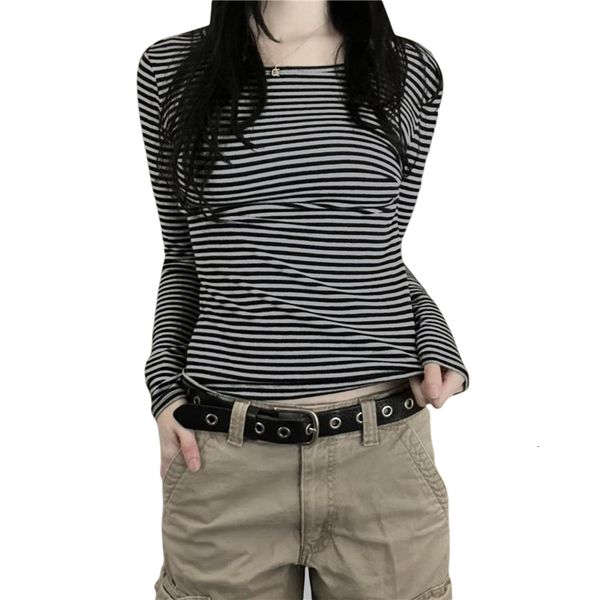 women's t-shirt xingqing vintage aesthetic striped grunge fairycore casual long sleeve t shirt y2k women clothes 2000s tee autumn stree, White
women's t-shirt xingqing vintage aesthetic striped grunge fairycore casual long sleeve t shirt y2k women clothes 2000s tee autumn stree, White
