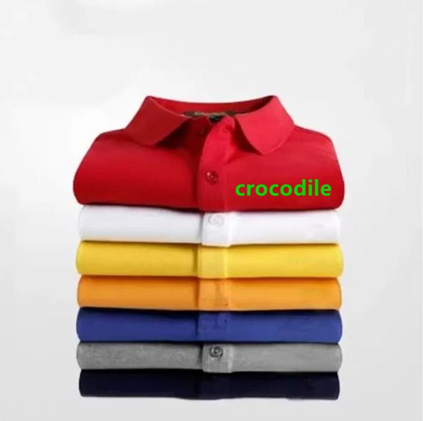 men polo shirt solid cotton shorts crocodile men's polos summer tees casual homme t-shirts mens shirts poloshirt, White;black
men polo shirt solid cotton shorts crocodile men's polos summer tees casual homme t-shirts mens shirts poloshirt, White;black