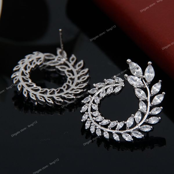 lexon luxury olive branch cubic zirconia stud earrings for women white gold color trendy brand earrings brincos gift e119 earringsstud earri, Golden;silver
lexon luxury olive branch cubic zirconia stud earrings for women white gold color trendy brand earrings brincos gift e119 earringsstud earri, Golden;silver