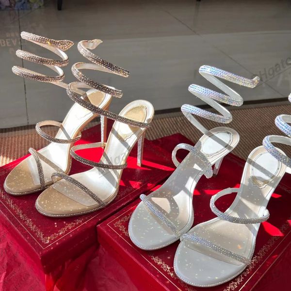 slim high heel sandal luxury designer shoe for women rene caovilla rhinestone diamond heels colorful men slide outside with box fashion lady, Black
slim high heel sandal luxury designer shoe for women rene caovilla rhinestone diamond heels colorful men slide outside with box fashion lady, Black
