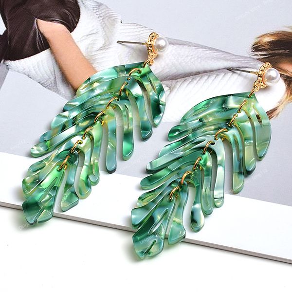 statement acrylic long earrings fashion trend leaf-shaped drop earring fine jewelry accessories for women wholesale earringsdangle earrings, Silver
statement acrylic long earrings fashion trend leaf-shaped drop earring fine jewelry accessories for women wholesale earringsdangle earrings, Silver
