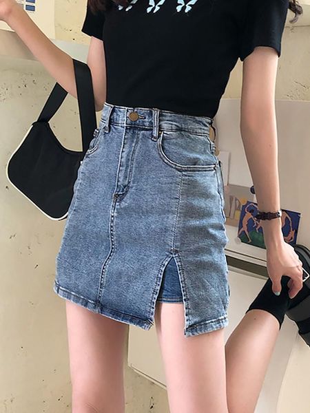 dresses summer slim denim skirt women high waist mini skirt ropa mujer jupe femme skirt 2020 harajuku skirt skirt, White;black
dresses summer slim denim skirt women high waist mini skirt ropa mujer jupe femme skirt 2020 harajuku skirt skirt, White;black