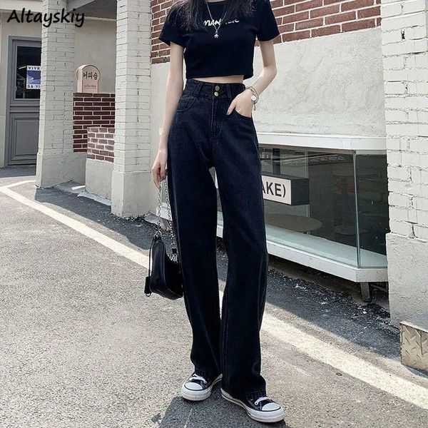 jeans casual vintage jeans women high waist denim cozy simple allmatch korean style fashion leisure streetwear sweet cool girls chic, Blue
jeans casual vintage jeans women high waist denim cozy simple allmatch korean style fashion leisure streetwear sweet cool girls chic, Blue