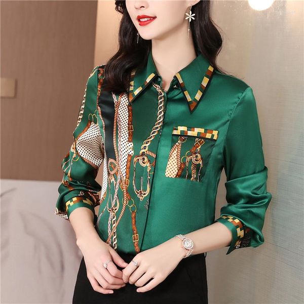 women's blouses elegant ladies shirts fashion printing women chic spring autumn causal long sleeve slim mujer blusas, White
women's blouses elegant ladies shirts fashion printing women chic spring autumn causal long sleeve slim mujer blusas, White