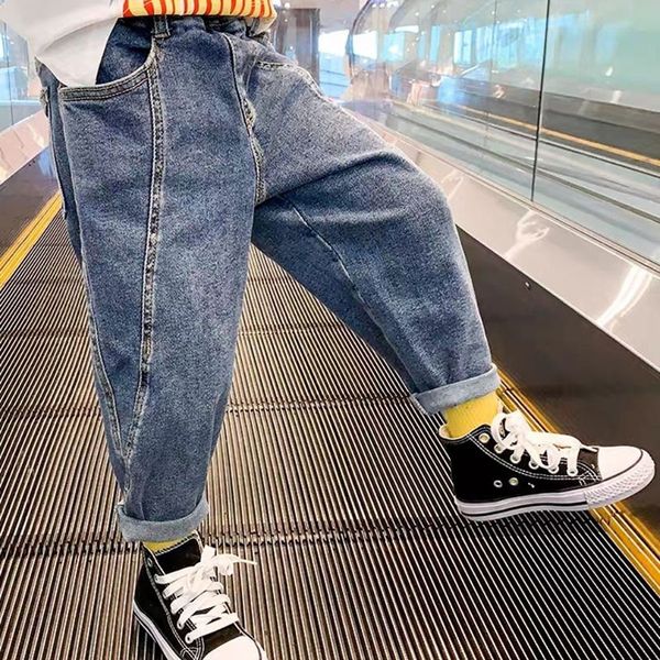 jeans boys denim pants solid blue spring autumn toddler kids trousers clothes for children jeans 90150 230418
jeans boys denim pants solid blue spring autumn toddler kids trousers clothes for children jeans 90150 230418