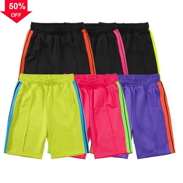 hort sweatpants stripe decoration multicolor classic fashion color stitching loose plus size designer black white blue rainbow casual pants, White;black
hort sweatpants stripe decoration multicolor classic fashion color stitching loose plus size designer black white blue rainbow casual pants, White;black